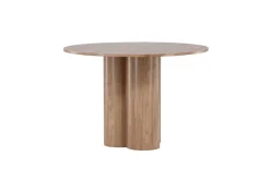 Venture Home Esstisch »Olivia, runder Esstisch, einladend, Ø 110 cm« Esszimmertisch, MDF, rund, einheitlich, gesellig, einladend