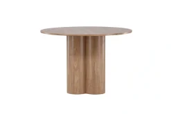 Venture Home Esstisch »Olivia, runder Esstisch, einladend, Ø 110 cm« Esszimmertisch, MDF, rund, einheitlich, gesellig, einladend