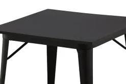 Venture Home Esstisch »Tempe, rechteckiger Esstisch in eleganter Walnussoptik, 140 × 80 cm« Esszimmertisch, MDF, Stahlbeine, rechteckig, kompakt, kultiviert