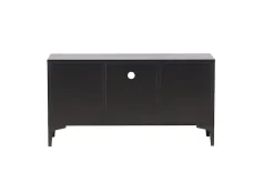 Venture Home TV-Board »Piring, TV-Board aus Stahl, Industrial, Breite 120 cm« TV-Möbel, Pulverbeschichtung, Türen, offene Fächer, modern