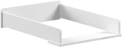 Vipack Babymöbel-Set »Set best. aus Babybett 60/120, Kommode 3 Schubladen und Wickelaufsatz« 3 Stk. tlg. in gradlinigem Design, pflegeleichte lackierte Oberfläche in Weiß