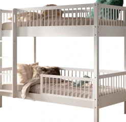 Vipack Etagenbett »Buche massiv weiß, Made in Europe, langlebige Qualität« B/H/T ca. 208x176x98cm, Schublade+unterer Rausfallschutz optional,2 Lattenroste, wahlweise mit oder ohne Bettschublade und Absturzschutz