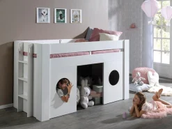 Vipack Hochbett »Freya« Made in Europe,in Hütten-Optik