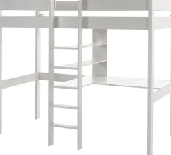 Vipack Hochbett »Pino« Made in Europe,mit Schreibplatte und Regal