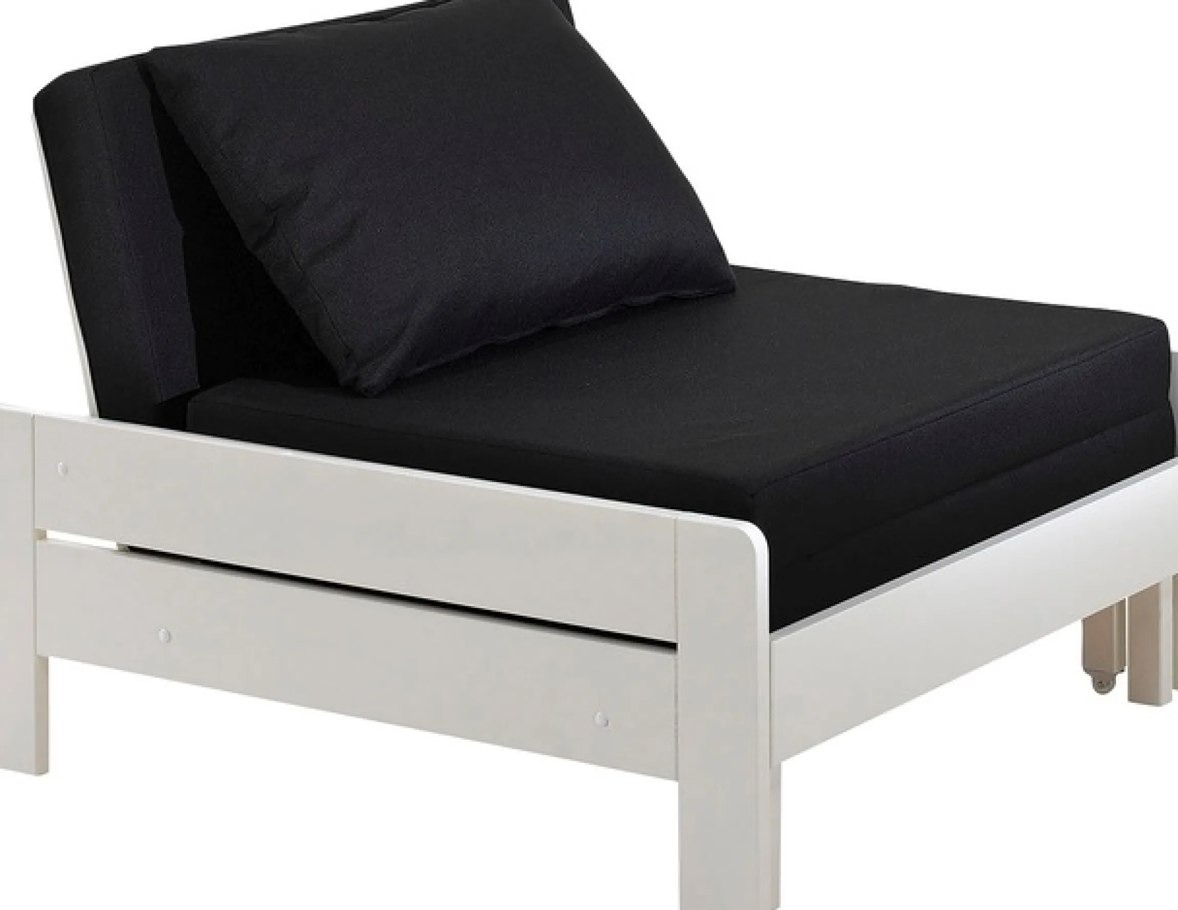 Vipack Jugendbett »Pino, Sessel mit Auszugfunktion und Auflage« B/H/T ca. 80x68x85/206cm, mit Lattenrost, wahlweise 2 Farben,universell einsetzbar und ausziehbar zum Gästebett