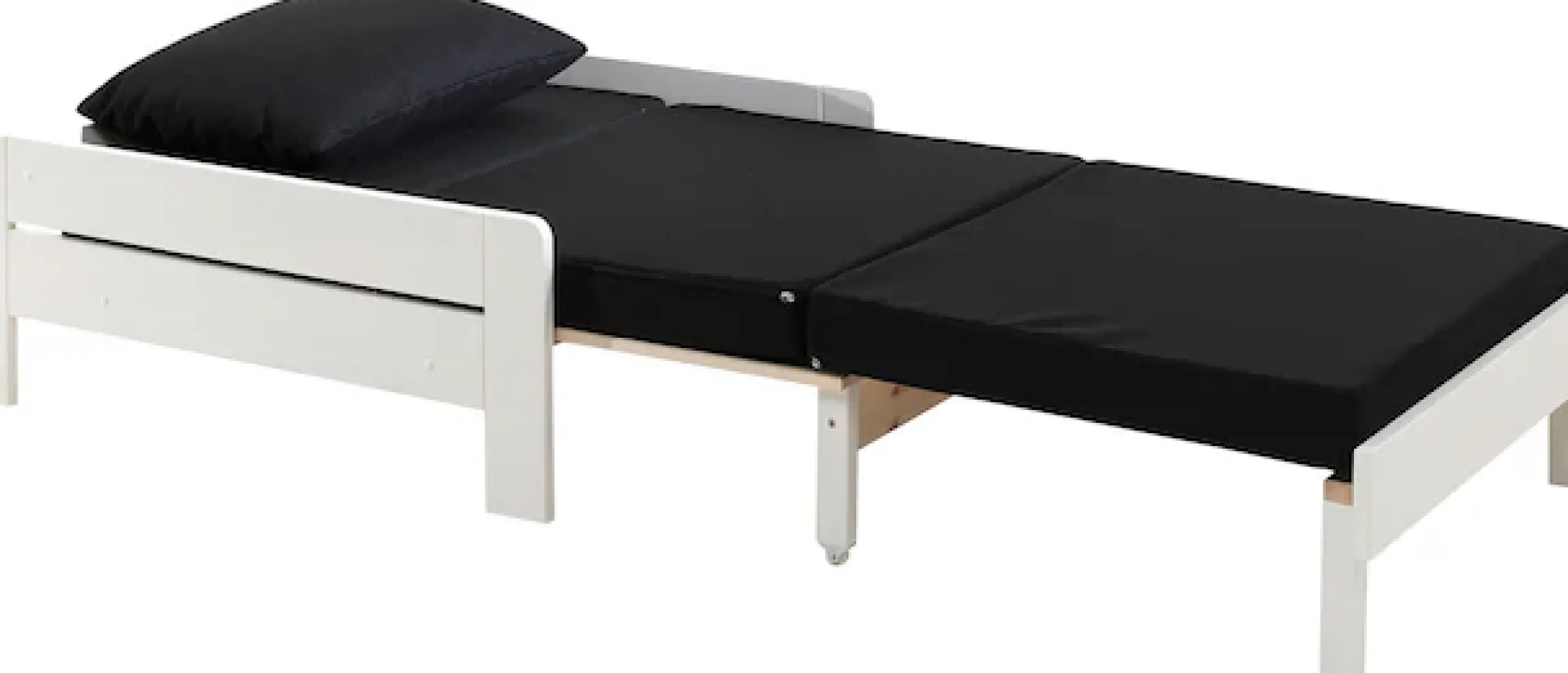 Vipack Jugendbett »Pino, Sessel mit Auszugfunktion und Auflage« B/H/T ca. 80x68x85/206cm, mit Lattenrost, wahlweise 2 Farben,universell einsetzbar und ausziehbar zum Gästebett