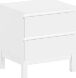 Vipack Jugendzimmer-Set »Set best. aus Einzelbett 90/200, Nachtkonsole, Kleiderschrank 3-trg.« 3 Stk. tlg. in gradlinigem Design, pflegeleichte lackierte Oberfläche in Weiß