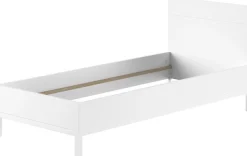 Vipack Jugendzimmer-Set »Set best. aus Einzelbett 90/200, Nachtkonsole, Kleiderschrank 3-trg.« 3 Stk. tlg. in gradlinigem Design, pflegeleichte lackierte Oberfläche in Weiß