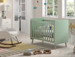 Vipack Kinderbett »Billy, Babybett 60/120 cm, 3-fach verstellbarer Lattenrost« B/H/T ca. 123,6x96x68cm, hochwertig verarbeitet, moderne Optik,Ausf. MDF lackiert, wahlweise 3 Farben