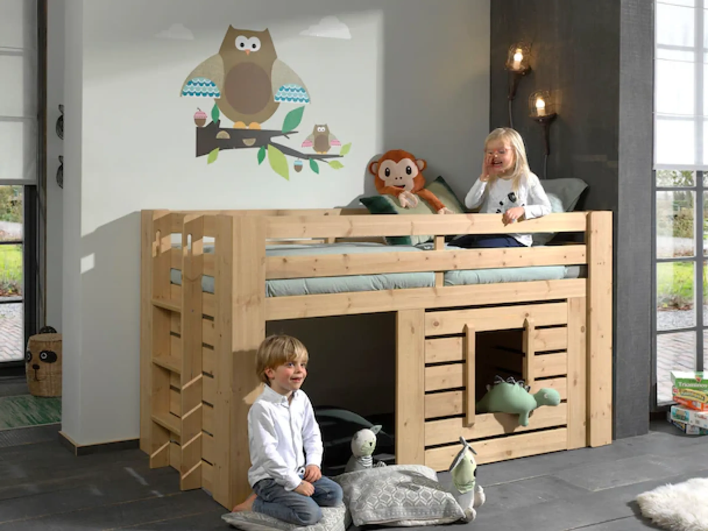 Vipack Kinderbett »Oliver« Made in Europe,Jugendbett, Hausbett