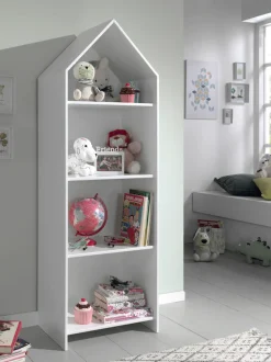 Vipack Kinderregal »Casami, Regalschrank mit 3 Böden und viel Stauraum« B/H/T ca. 57,6x171,3x37cm, universell einsetzbar, TOP modern,aus hochwertigem MDF, weiß lackiert