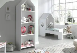 Vipack Kinderregal »Casami, Regalschrank mit 3 Böden und viel Stauraum« B/H/T ca. 57,6x171,3x37cm, universell einsetzbar, TOP modern,aus hochwertigem MDF, weiß lackiert