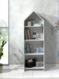 Vipack Kinderregal »Casami, Regalschrank mit 3 Böden und viel Stauraum« B/H/T ca. 57,6x171,3x37cm, universell einsetzbar, TOP modern,aus hochwertigem MDF, weiß lackiert