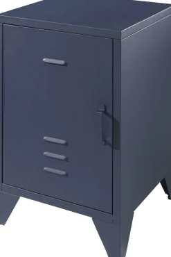 Vipack Nachtkonsole »Bronxx, mit 1 Tür mit Magnetverschluss, dahinter 2 geräumige Fächer« B/H/T ca. 40x60x40cm, moderner Industrial-Style, verschiedene Farben,