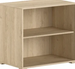 Vipack Regalelement »SAM mit 2 geräumigen Fächern, universell einsetzbar« (B/H/T ca. 67,7x61,7x43 cm) 1 fester Boden, für alle Wohnbereiche,Pflegeleichte Oberfläche in Eiche oder Weiß Dekor