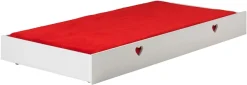 Vipack Schubkasten »Amori, auf Rollen zum Unterschieben unter das Bett« B/H/T ca. 199x22x94cm, Bedenplatten Dekor, einfach zu bedienen,bietet viel Stauraum im Zimmer, weiß lackiert