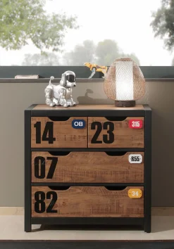 Vipack Schubkastenkommode »Alex« Made in Europe,aus teilmassiver Kiefer und MDF