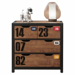 Vipack Schubkastenkommode »Alex« Made in Europe,aus teilmassiver Kiefer und MDF