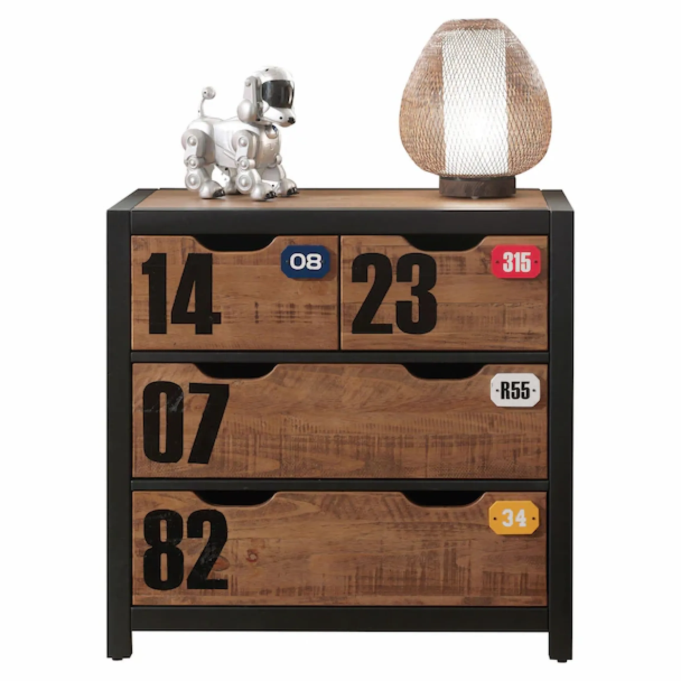 Vipack Schubkastenkommode »Alex« Made in Europe,aus teilmassiver Kiefer und MDF