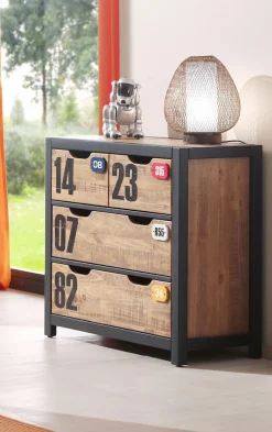 Vipack Schubkastenkommode »Alex« Made in Europe,aus teilmassiver Kiefer und MDF