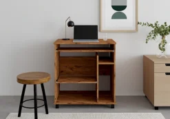 VOGL Möbelfabrik Computertisch »Compi« PC-Tisch mit Tastaturauszug, platzsparend, Breite 72 oder 90 cm