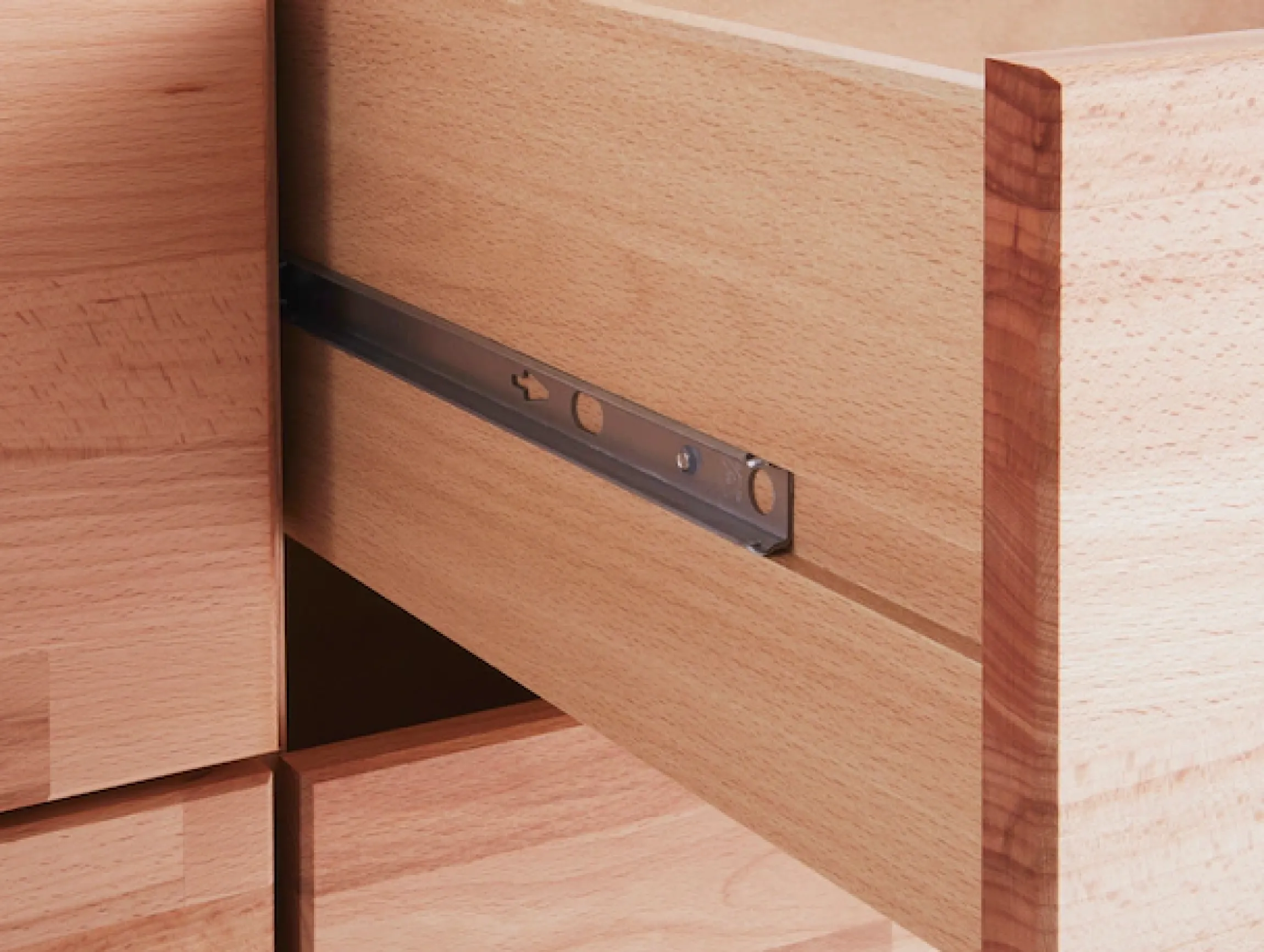 VOGL Möbelfabrik Highboard »Toronto« opt. Glastüren, teilmassiv, Rahmenoptik, Made in Germany