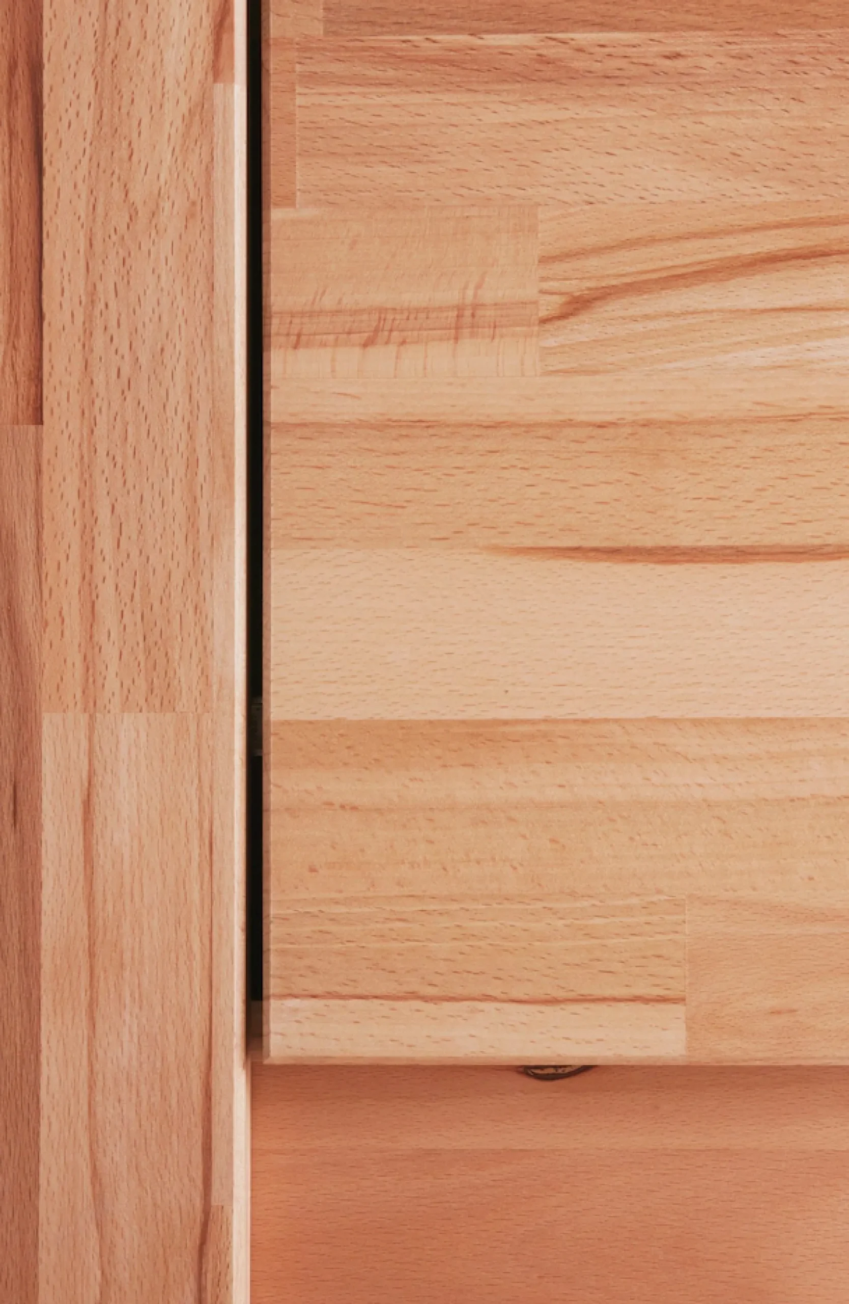 VOGL Möbelfabrik Highboard »Toronto« opt. Glastüren, teilmassiv, Rahmenoptik, Made in Germany