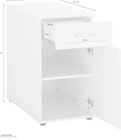 VOGL Möbelfabrik Rollcontainer »Modila« 1 Stk. tlg. Anstellcontainer
