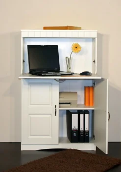 VOGL Möbelfabrik Sekretär »Hans, Sekretär,« kompakter PC-Schrank im Landhausstil, Breite 78 cm, Made in Germany