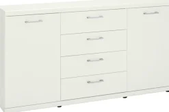 VOGL Möbelfabrik Sideboard »Sunny« mit 2 Türen und mittig 4 Schubkästen