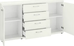 VOGL Möbelfabrik Sideboard »Sunny« mit 2 Türen und mittig 4 Schubkästen