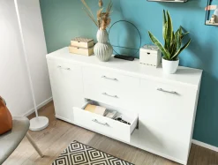 VOGL Möbelfabrik Sideboard »Sunny« mit 2 Türen und mittig 4 Schubkästen