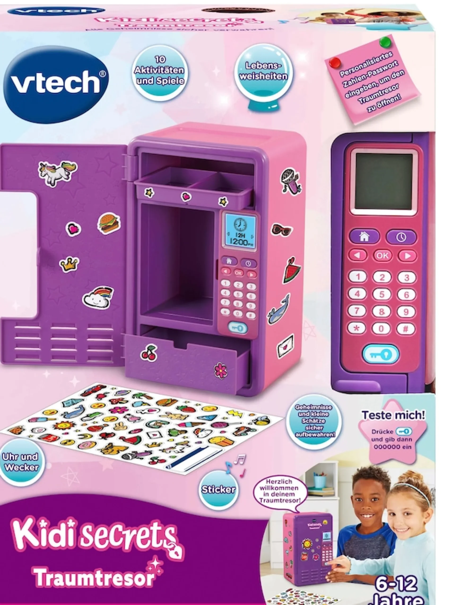Vtech® Elektronisches Tagebuch »Kiditronics, Kidisecrets Traumtresor« mit Zahlencode und Lautsprecher