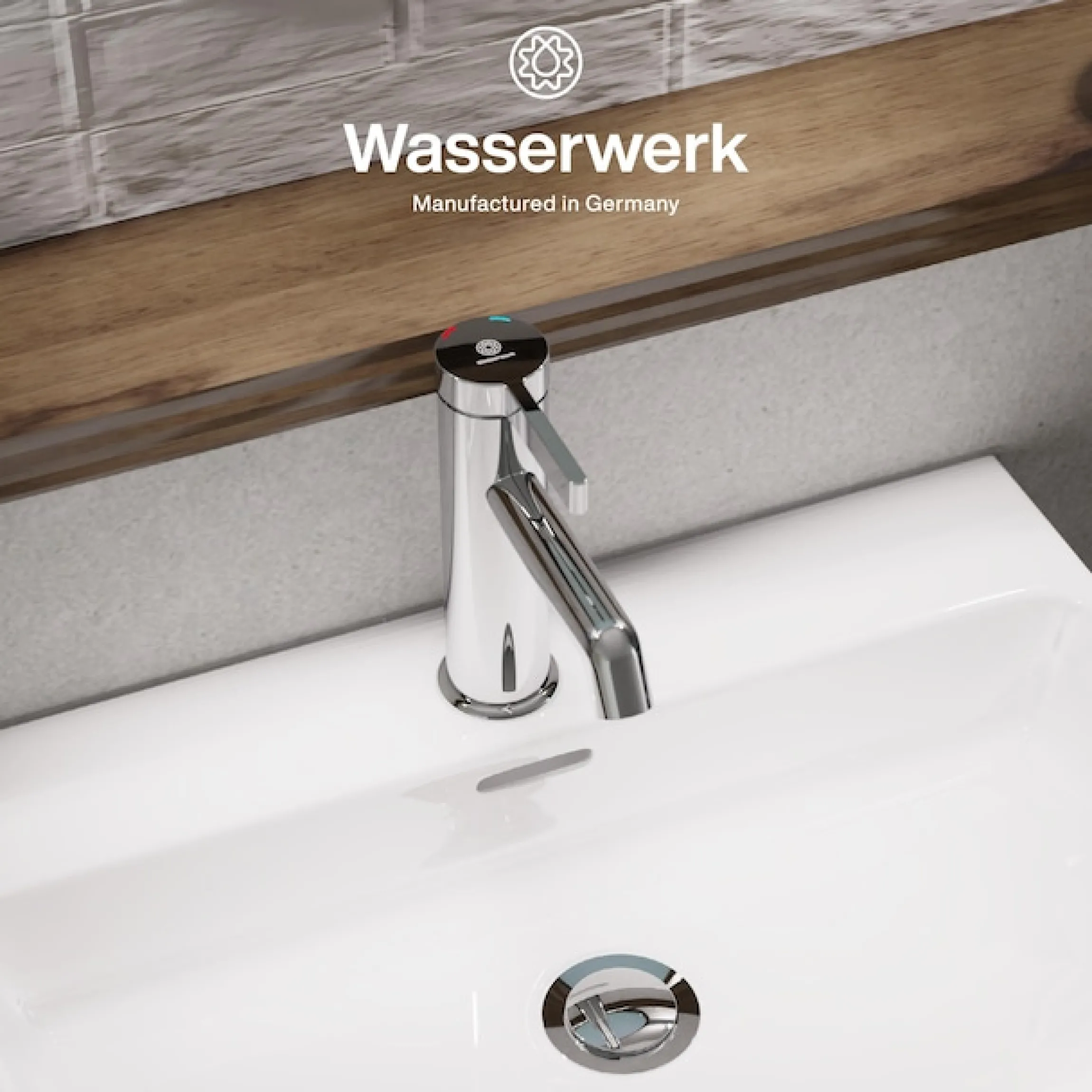 WASSERWERK Waschtischarmatur »WT 11« inkl. Popup, wassersparend