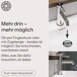 WASSERWERK Waschtischarmatur »WT 11« inkl. Popup, wassersparend