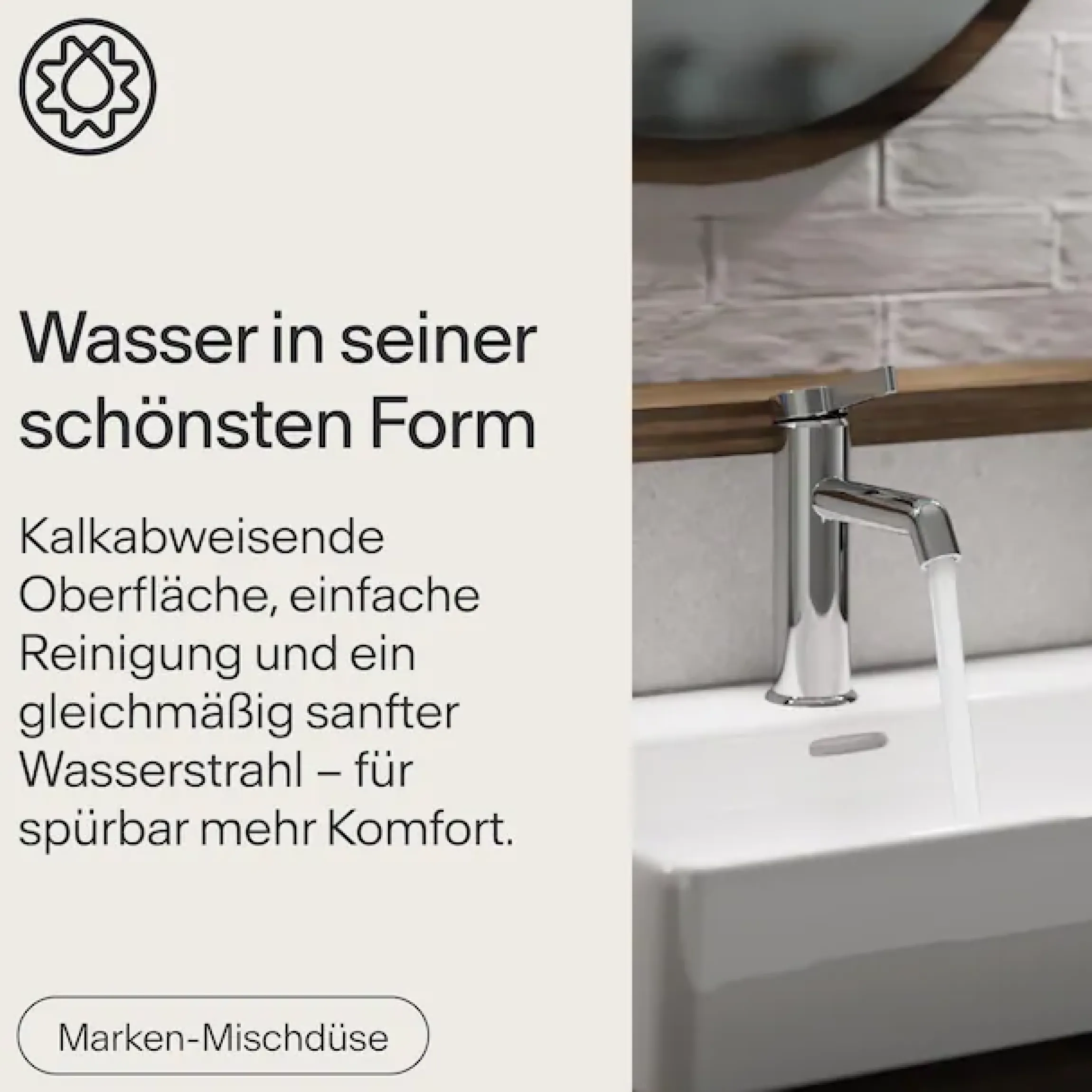 WASSERWERK Waschtischarmatur »WT 11« inkl. Popup, wassersparend