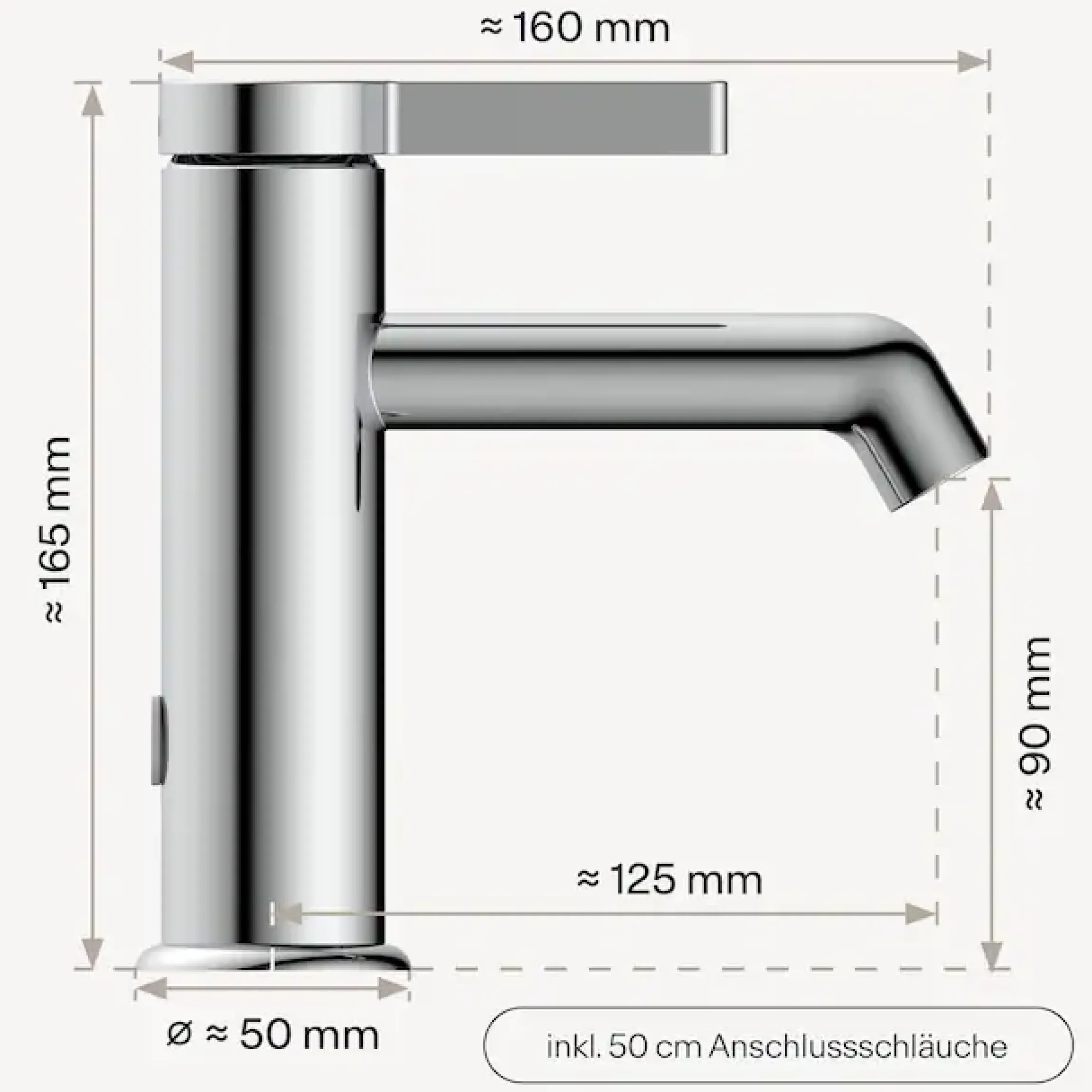 WASSERWERK Waschtischarmatur »WT 11« inkl. Popup, wassersparend