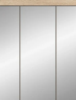 welltime Badezimmerspiegelschrank »SIENA, Breite 60cm, 3 Spiegeltüren, 9 Fächer, 6 Einlegeböden« TOPSELLER!, 1 Stk. tlg. in verschiedenen Farben erhältlich, Badmöbel, Spiegel, Badschrank, Bad