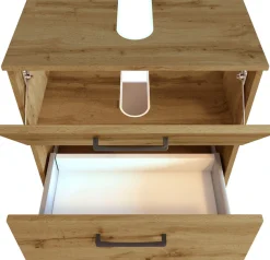 welltime Badmöbel-Set »Chicago« Spiegelschrank, Unterbeckenschrank, Hängeschrank, Unterschrank etc., 5 Stk. tlg.