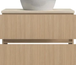 welltime Badmöbel-Set »EIXO, 5tlg.-Set: Spiegelschrank, Waschtisch und Beimöbel«