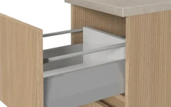 welltime Badmöbel-Set »EIXO, 5tlg.-Set: Spiegelschrank, Unterbeckenschrank und Beimöbel«