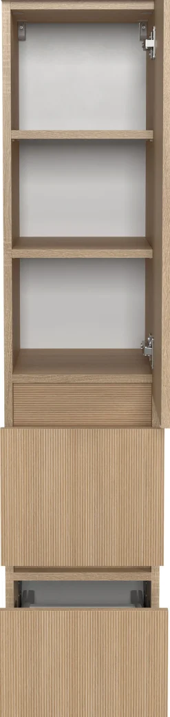 welltime Badmöbel-Set »EIXO, 5tlg.-Set: Spiegelschrank, Unterbeckenschrank und Beimöbel«