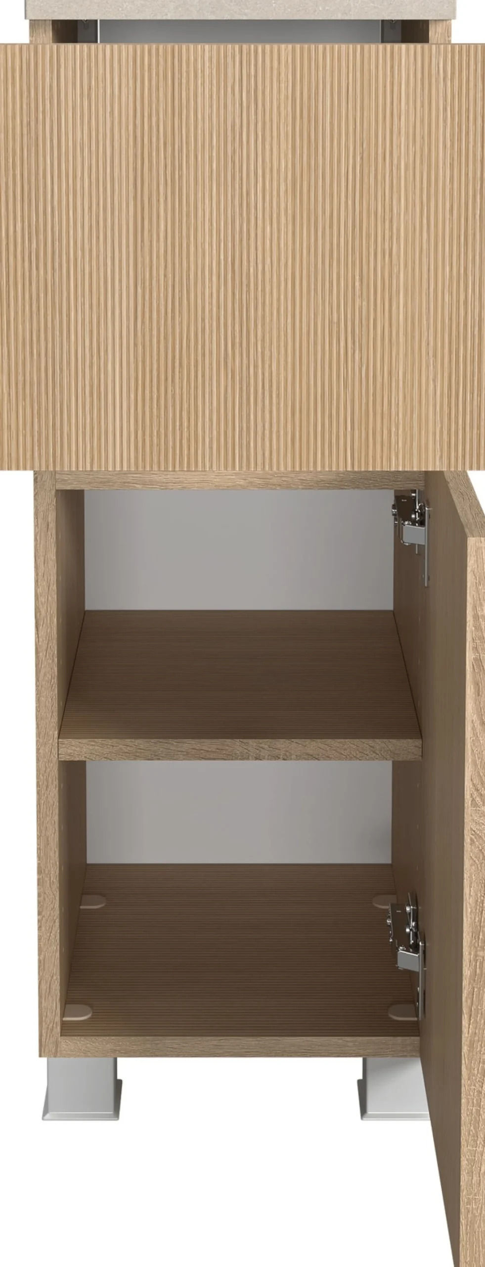welltime Badmöbel-Set »EIXO, 5tlg.-Set: Spiegelschrank, Unterbeckenschrank und Beimöbel«