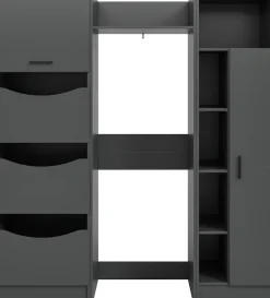 welltime Badmöbel-Set »FALAS,3-teilig, Hauswirtschaftsraum Set, Breite 176 cm« Set, 1x Wäscheschrank, 1x Waschmaschinenumbauschrank, 1x Mehrzweckschrank, 3 Stk. tlg.
