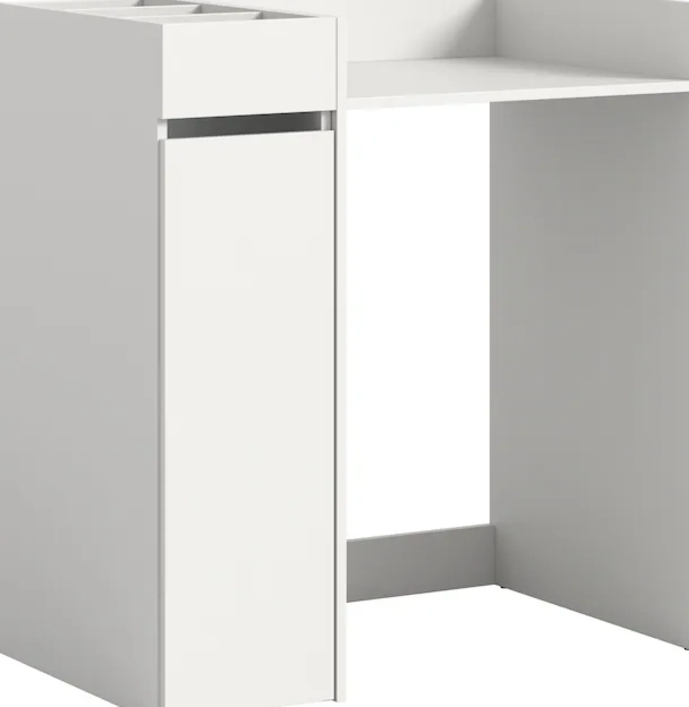 welltime Badmöbel-Set »FALAS,2-teilig, Hauswirtschaftsraum Set, Breite 95 cm« Set, bestehend aus: Waschmaschinenumbauschrank und Standregal, 2 Stk. tlg.