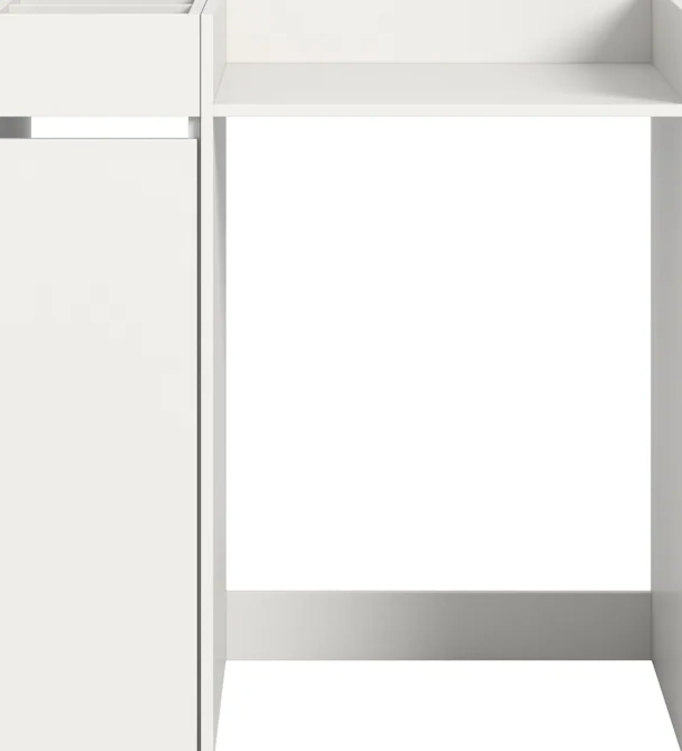 welltime Badmöbel-Set »FALAS,2-teilig, Hauswirtschaftsraum Set, Breite 95 cm« Set, bestehend aus: Waschmaschinenumbauschrank und Standregal, 2 Stk. tlg.