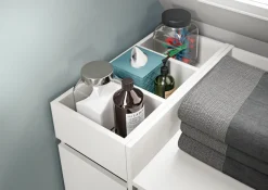 welltime Badmöbel-Set »FALAS,2-teilig, Hauswirtschaftsraum Set, Breite 95 cm« Set, bestehend aus: Waschmaschinenumbauschrank und Standregal, 2 Stk. tlg.