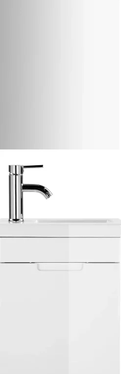 welltime Badmöbel-Set »Lund Gästebad Gästebadezimmmer Set Gäste-WC Waschplatzset«