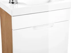 welltime Badmöbel-Set »Lund Gästebad Gästebadezimmmer Set Gäste-WC Waschplatzset«