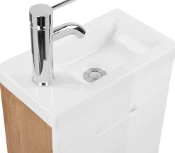 welltime Badmöbel-Set »Lund Gästebad Gästebadezimmmer Set Gäste-WC Waschplatzset«